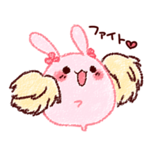 Sticker of love rabbit 4 sticker #10903012