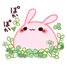Sticker of love rabbit 4 sticker #10903014