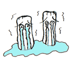 Feeling of socks sticker #10903117