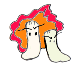 Feeling of socks sticker #10903131