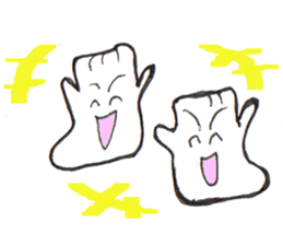 Feeling of socks sticker #10903135