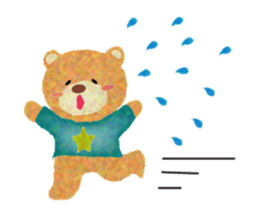 Watercolor of animals sticker #10903162