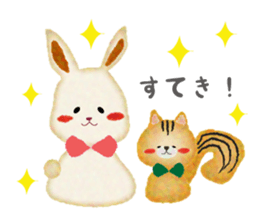 Watercolor of animals sticker #10903166