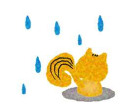 Watercolor of animals sticker #10903170