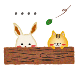 Watercolor of animals sticker #10903174