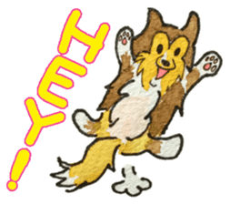 Surprising Shelties (English) sticker #10903342