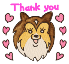 Surprising Shelties (English) sticker #10903344