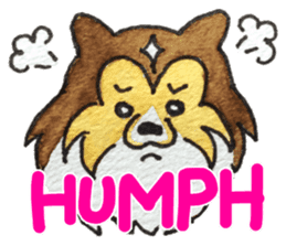 Surprising Shelties (English) sticker #10903346