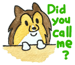 Surprising Shelties (English) sticker #10903351