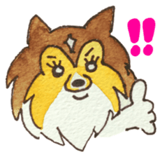 Surprising Shelties (English) sticker #10903355