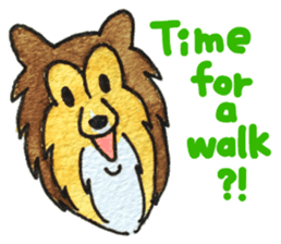 Surprising Shelties (English) sticker #10903356