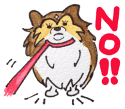 Surprising Shelties (English) sticker #10903358