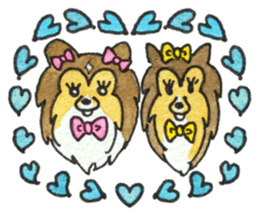 Surprising Shelties (English) sticker #10903372