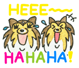 Surprising Shelties (English) sticker #10903375