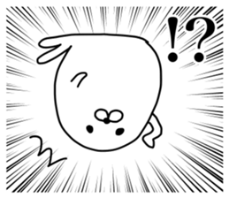 Powerful Japanese manga Seals sticker #10904679