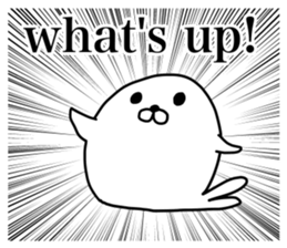 Powerful Japanese manga Seals sticker #10904684