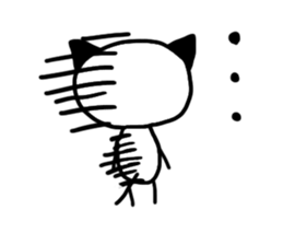 Macaroni cat sticker #10904747