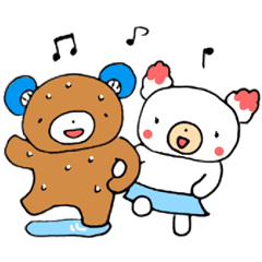 Kuma-chi & Yuki-chan from Kumagaya city
