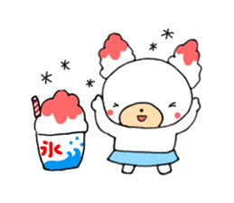Kuma-chi & Yuki-chan from Kumagaya city sticker #10905592