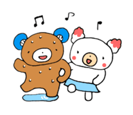 Kuma-chi & Yuki-chan from Kumagaya city sticker #10905594