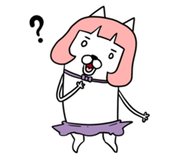 Magical girl dog Puririn sticker #10905660