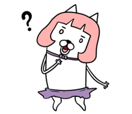 Magical girl dog Puririn sticker #10905660