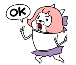 Magical girl dog Puririn sticker #10905661