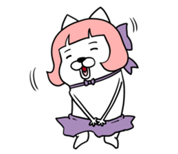 Magical girl dog Puririn sticker #10905664