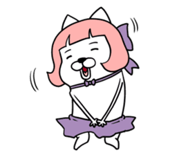 Magical girl dog Puririn sticker #10905664