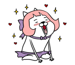 Magical girl dog Puririn sticker #10905667