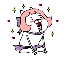 Magical girl dog Puririn sticker #10905667