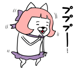 Magical girl dog Puririn sticker #10905668