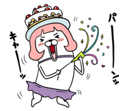 Magical girl dog Puririn sticker #10905673