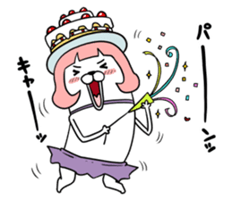 Magical girl dog Puririn sticker #10905673