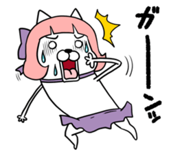 Magical girl dog Puririn sticker #10905678