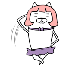 Magical girl dog Puririn sticker #10905685