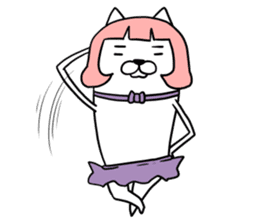 Magical girl dog Puririn sticker #10905685