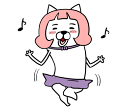 Magical girl dog Puririn sticker #10905688
