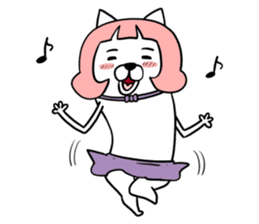 Magical girl dog Puririn sticker #10905688