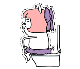 Magical girl dog Puririn sticker #10905695