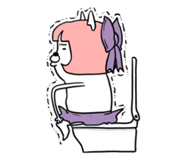 Magical girl dog Puririn sticker #10905695