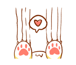 salmon cat and friend sticker #10905743