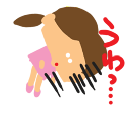 Girl of reaction3 sticker #10906229