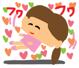 Girl of reaction3 sticker #10906230