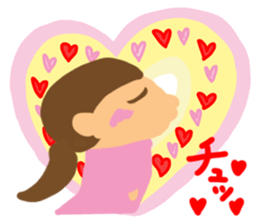 Girl of reaction3 sticker #10906235