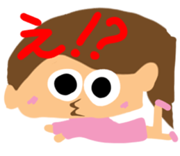 Girl of reaction3 sticker #10906242