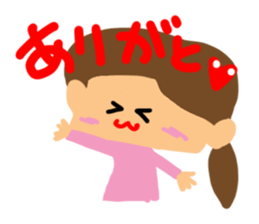 Girl of reaction3 sticker #10906243