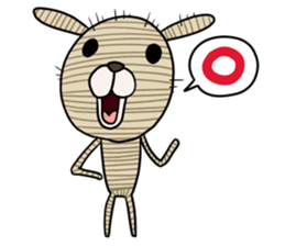 Voodoo Doll dog Juju sticker #10906621