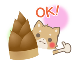 mild-fluffy-Shiba-inu -spring&summer- sticker #10906700