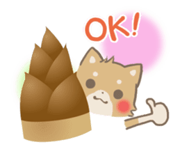 mild-fluffy-Shiba-inu -spring&summer- sticker #10906700